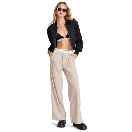 Pantalones Steve Madden Izzie Mujer Beige | ES MR819S